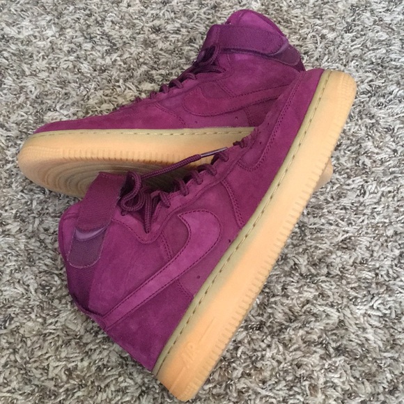 SOLD!! Nike Air Force 1 WB (GS) Bordeaux - Picture 1 of 8